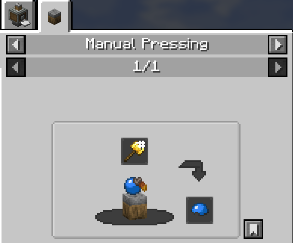 Manual Pokeball Lid Pressing Recipe View (Works with mechanical pressing too)