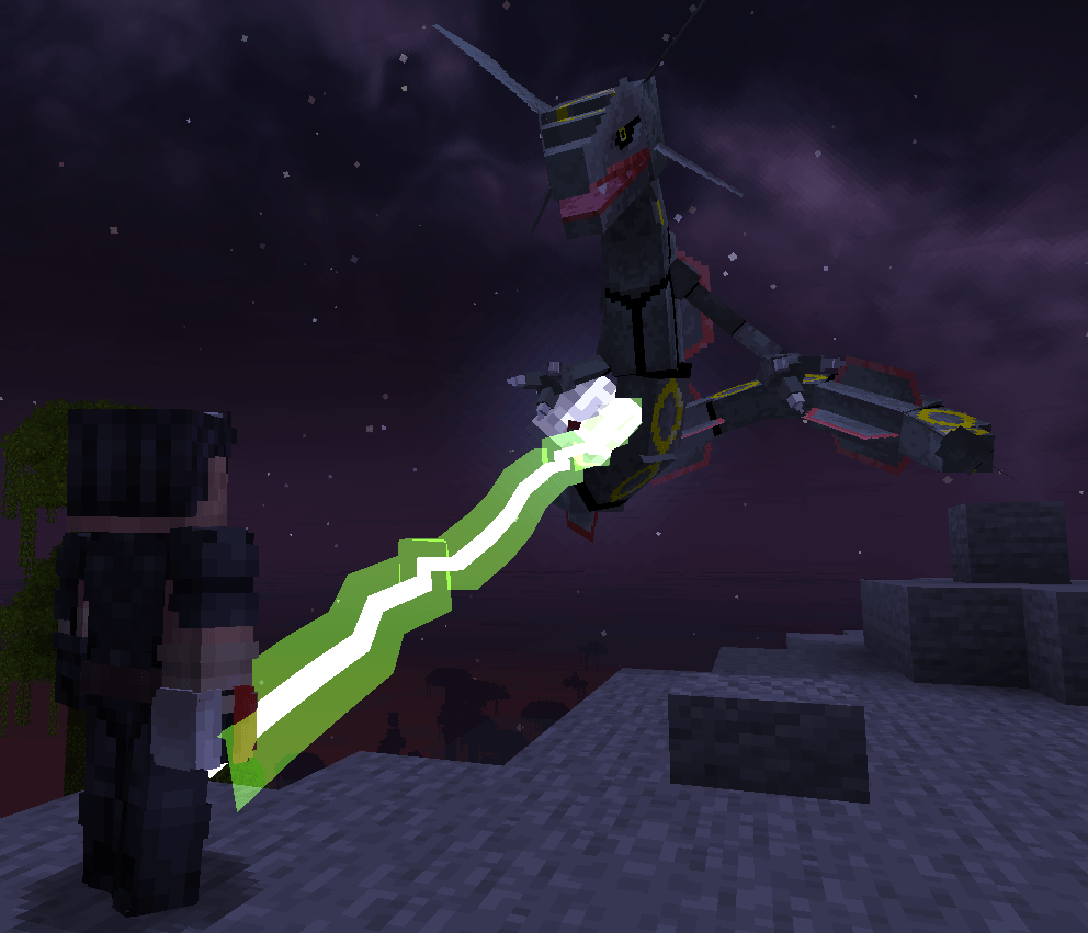 Adjustable Beam Color, with improved animations (Base is still red)