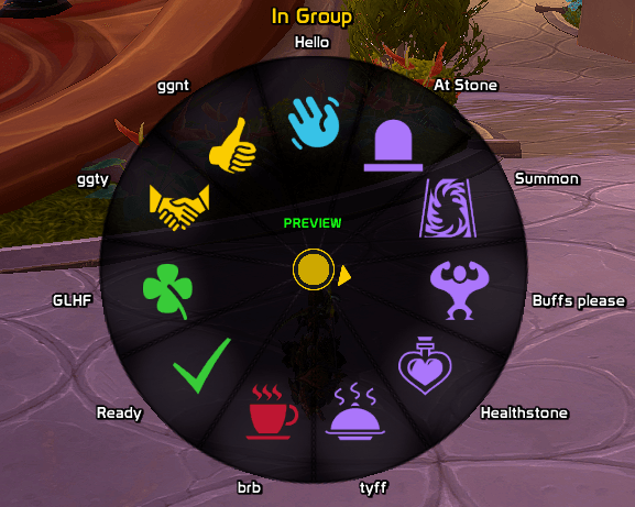 Comms dial