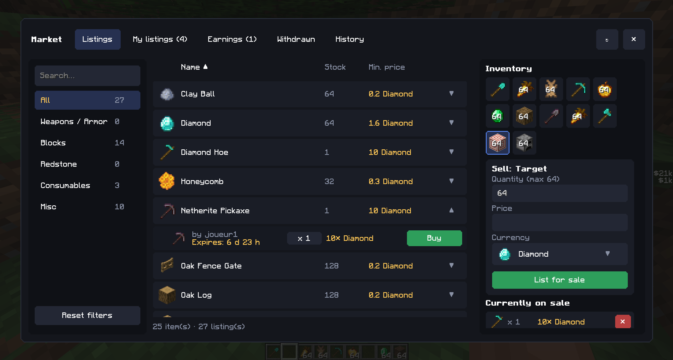 MyMarket: Barter - Minecraft Mods - CurseForge