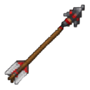 This is the arrow, which explodes when it hits the target