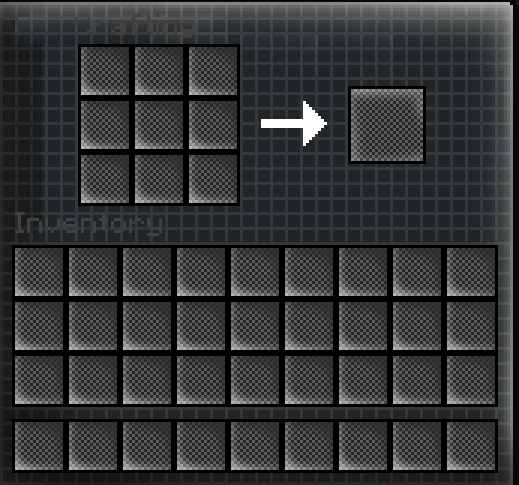 GUI Crafting Table