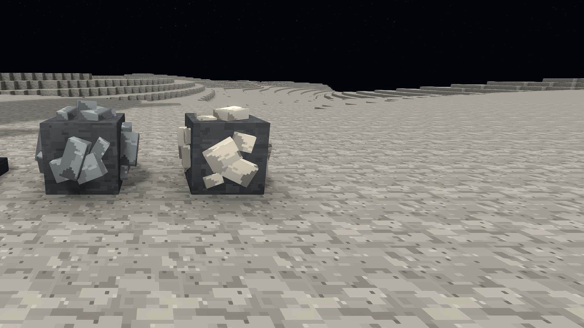 Raised titanium and aluminium mineral deposits on Lune