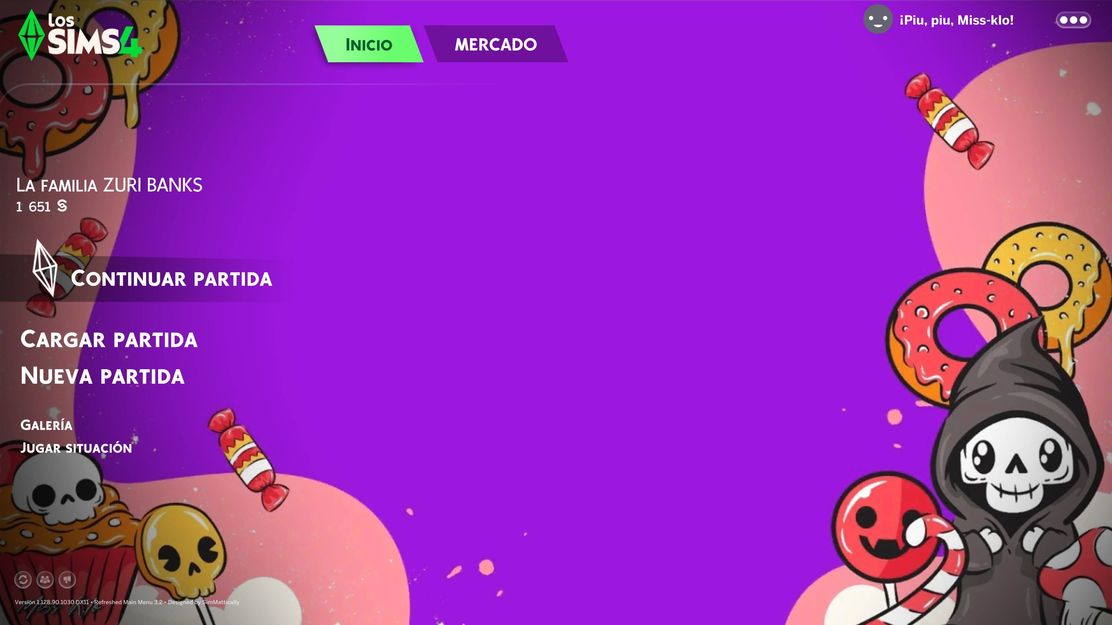 [Miss-K-Lo] - Sweet & Spooky | Halloween Main Menu - The Sims 4 Mods ...