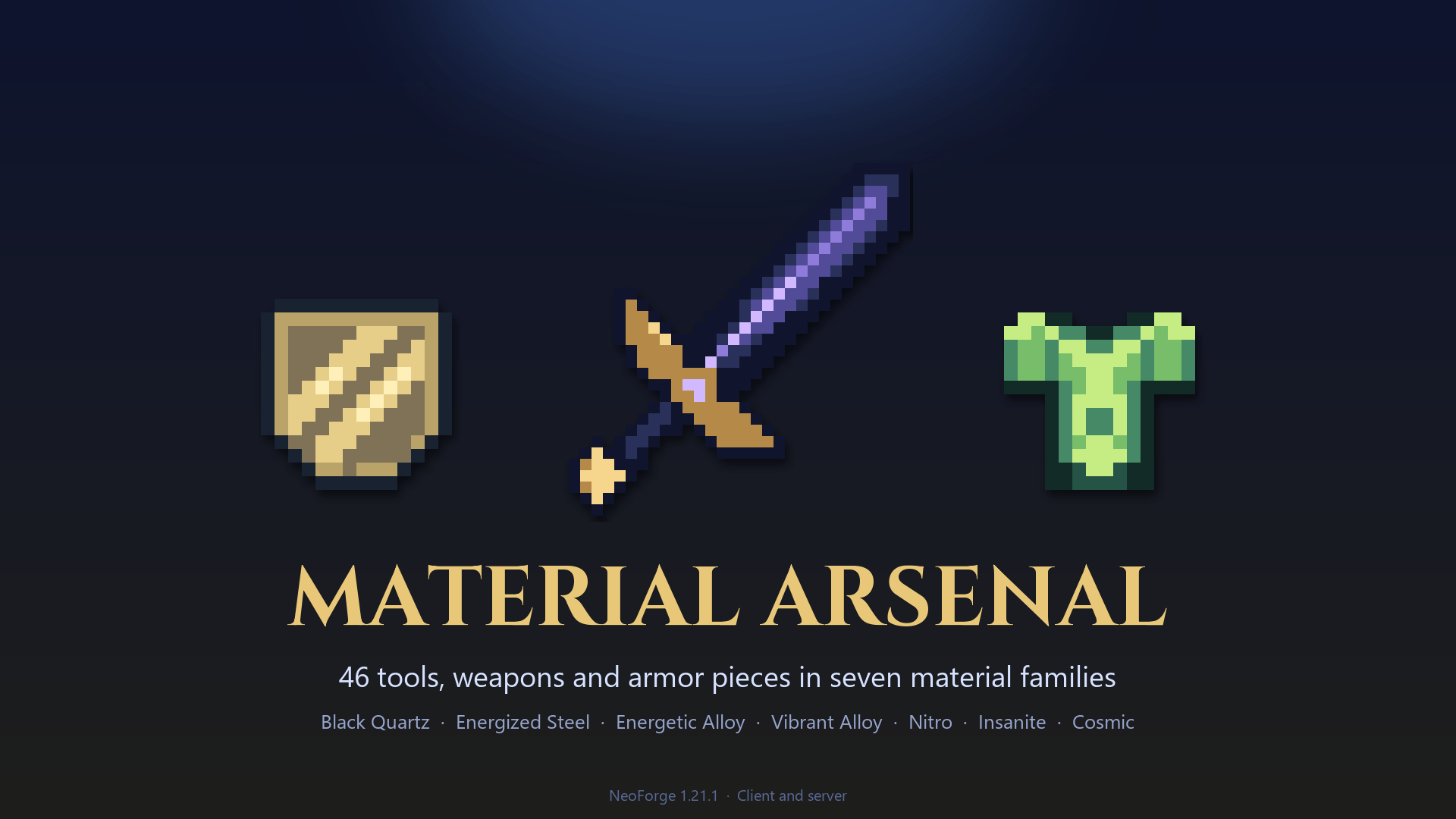 Thumbnail Historical 1.x artwork. Retained for reference; see the Material Arsenal 2.0 gallery for current release information.