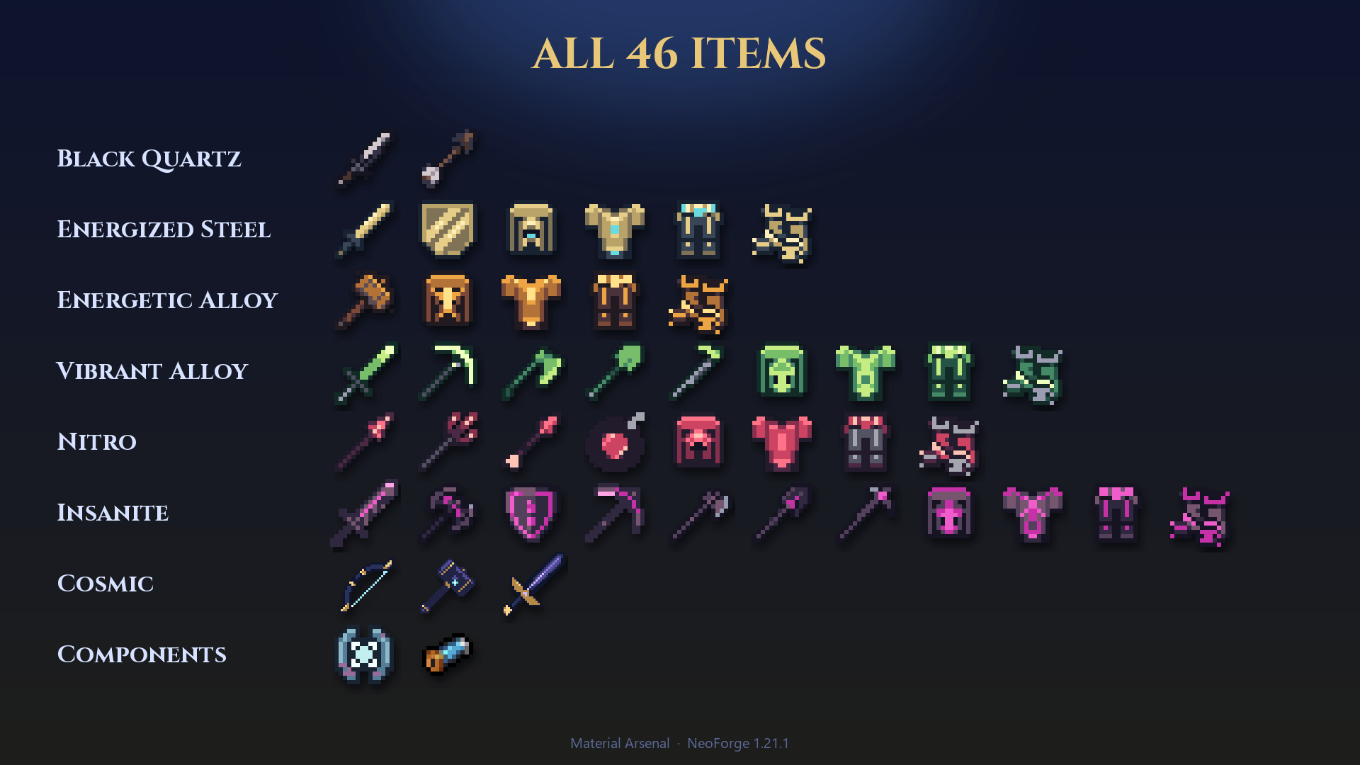 Thumbnail Historical 1.x artwork. Retained for reference; see the Material Arsenal 2.0 gallery for current release information.