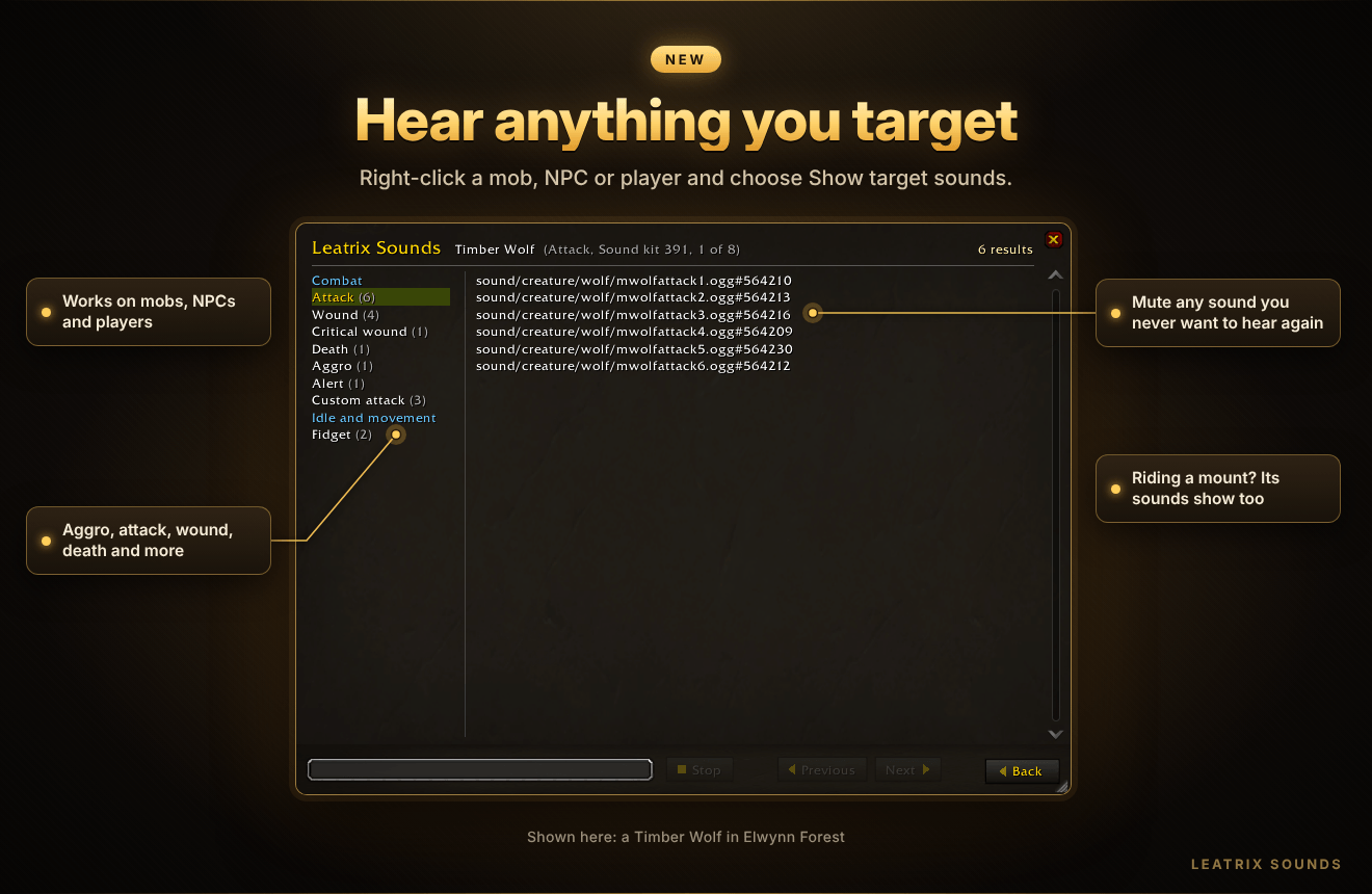 Hear anything you target