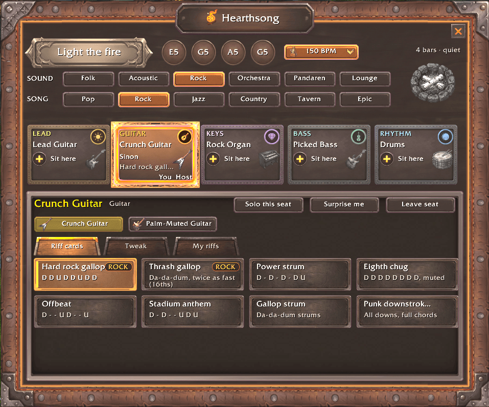 Sounding R Sound Hearthsong: Campfire Band - Rock Sounds - World of Warcraft Addons ...