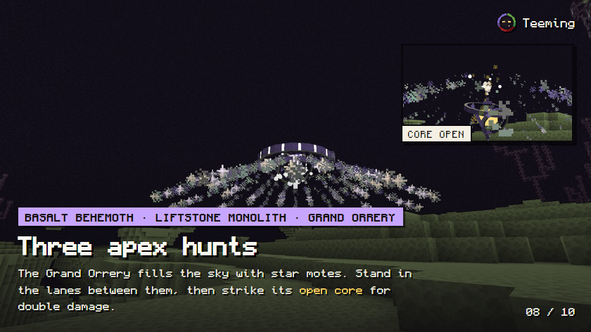 Three apex hunts