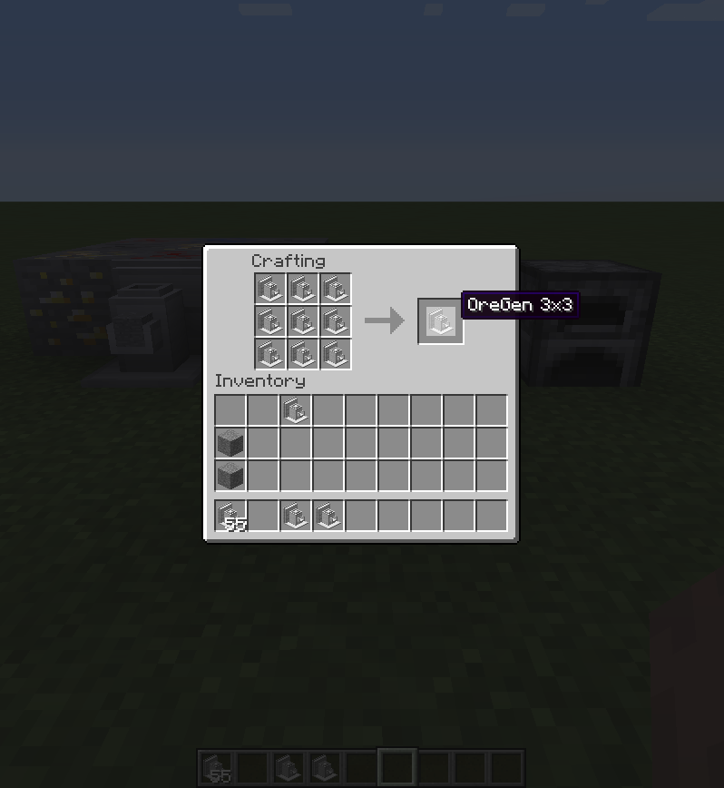 All 1x1 blocks for recipe