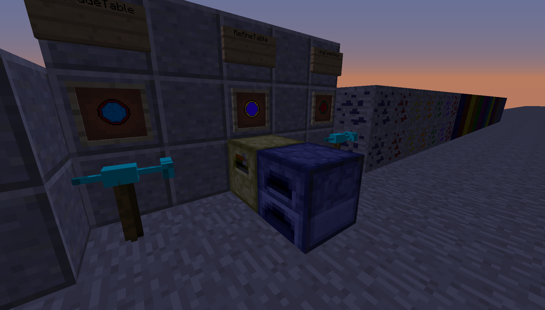 UpgradeTable, RefineTable, XathFurnace and UpgradeShop