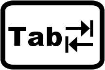 Tab на ноутбуке