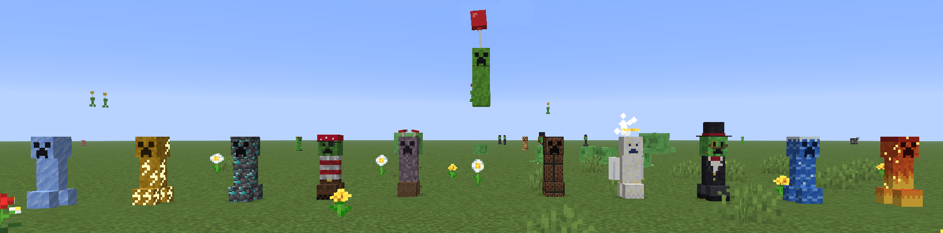 Group of creepers