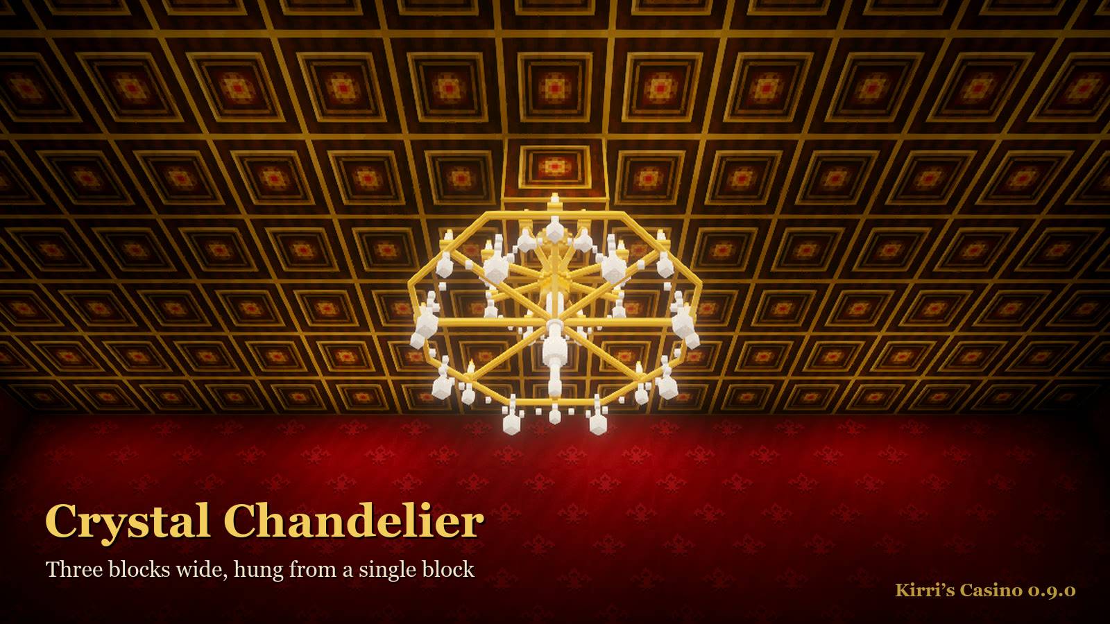 Crystal chandelier