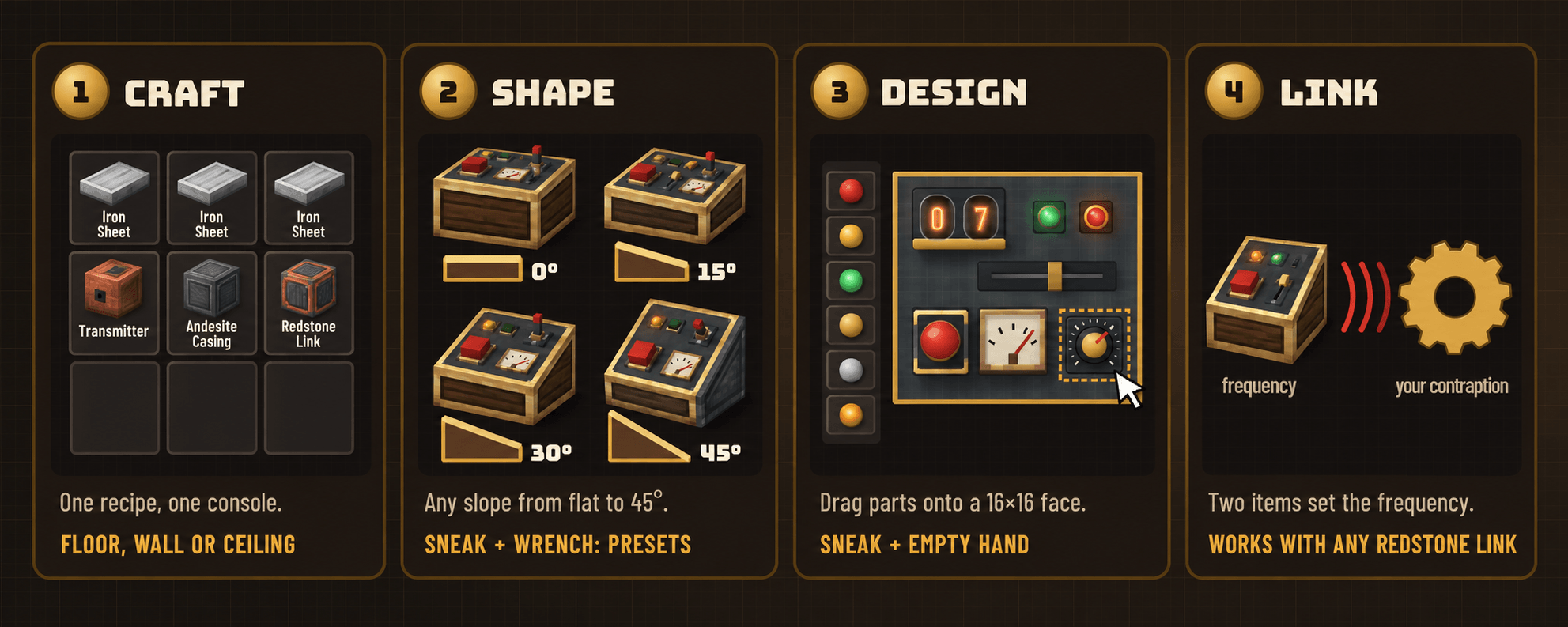 Craft, shape, design, link
