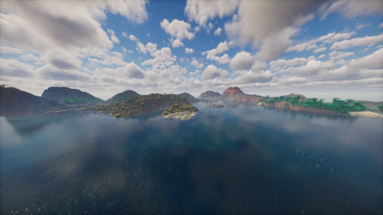 Screenshot With shaders under 3 mins of generation(FANCY)