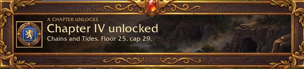 Thumbnail A big banner: Chapter IV unlocked.