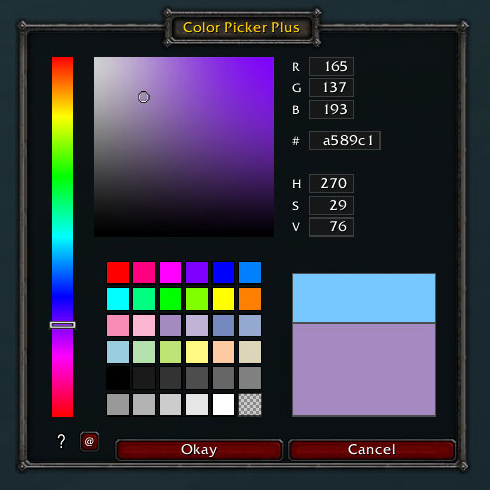 ColorPickerPlus Palette