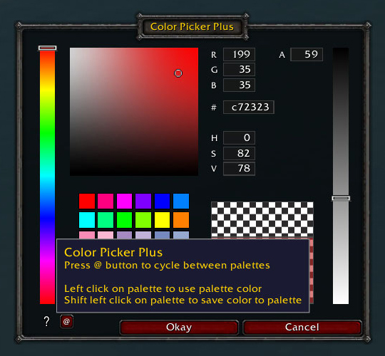 ColorPickerPlus Palette Help