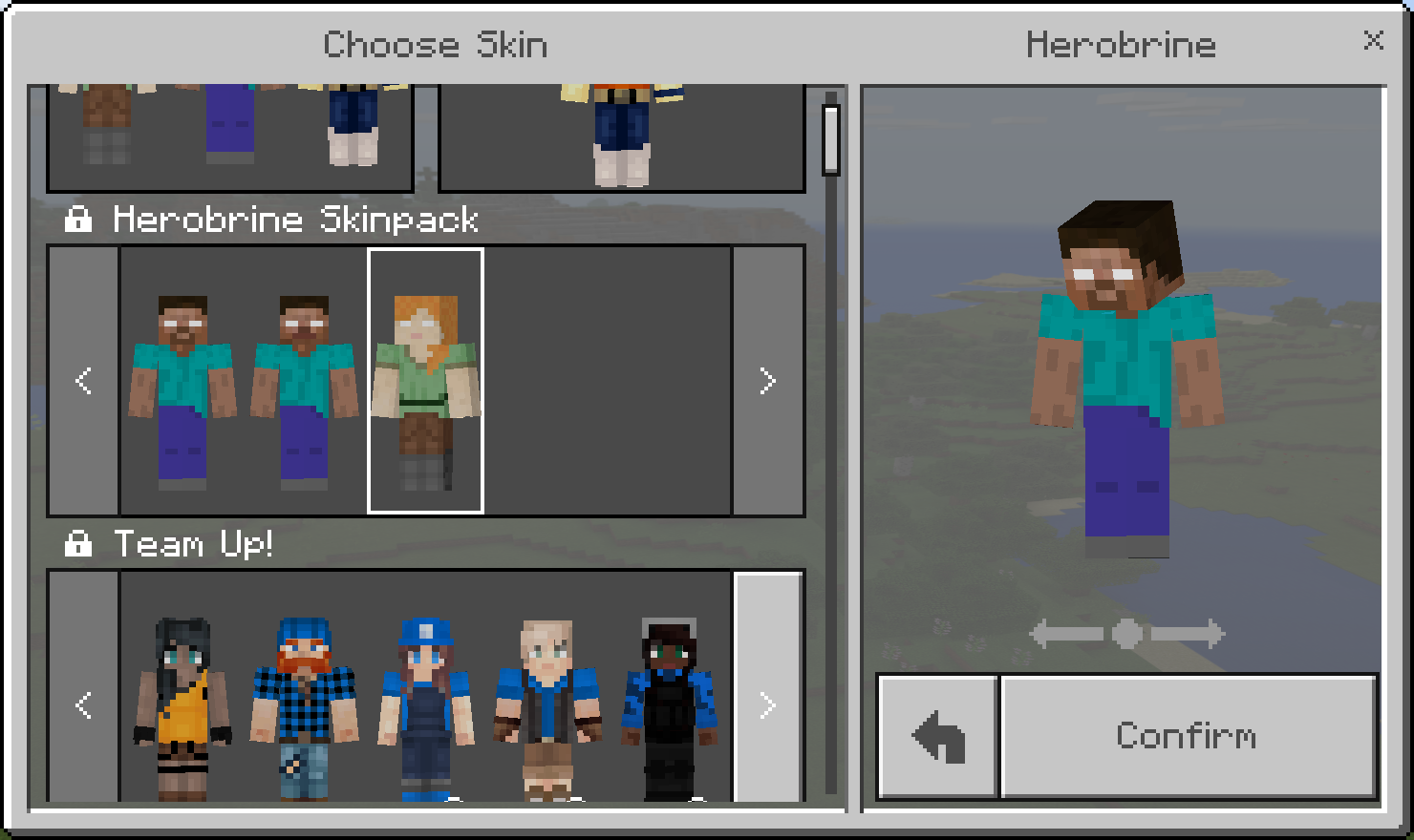 Herobrine Skinpack - Minecraft Addons - CurseForge
