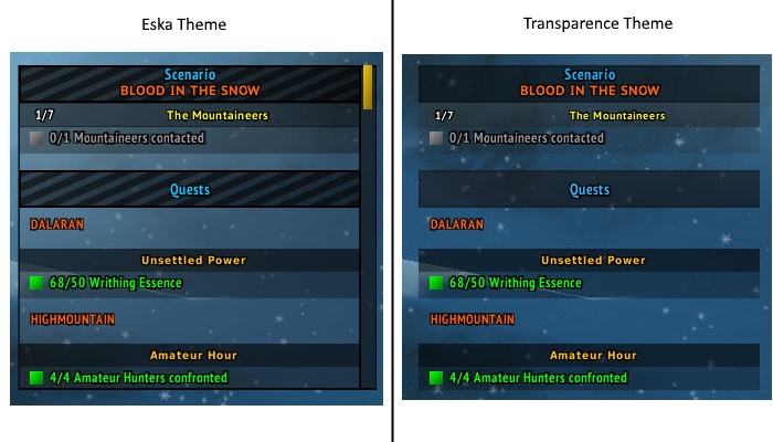 EQT Scenario preview with Eska and Transparence theme