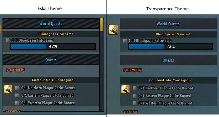 EQT World quest preview with Eska and Transparence themes