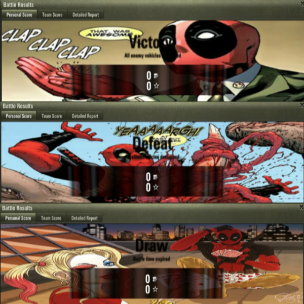 battle results deadpool