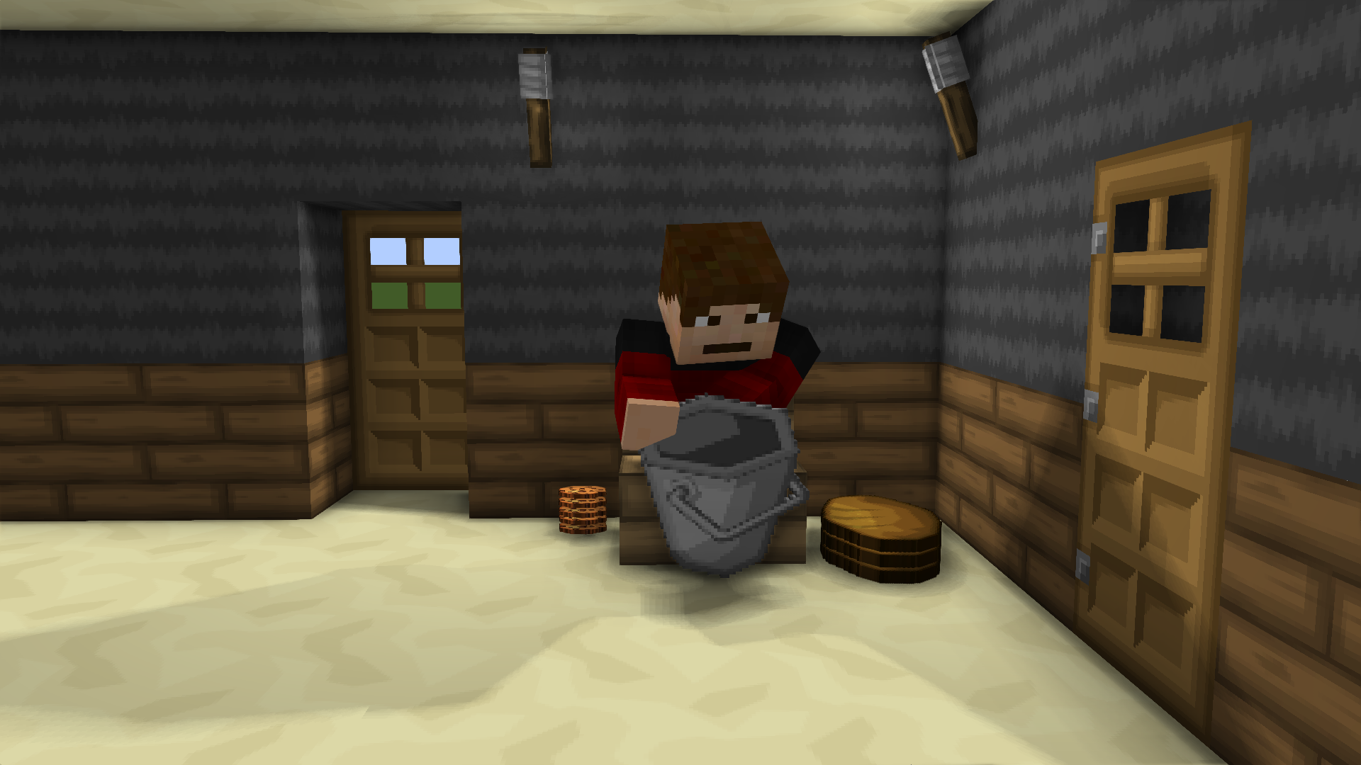 Made with MineImator
This guy is sick becaus ehe has an allergy against gluten. Looks nice, doesn't it?