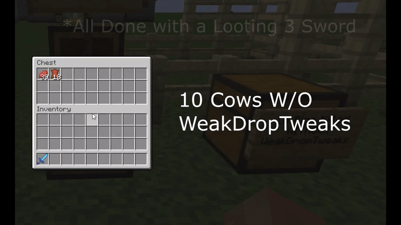 W/O Mod 10 Cow Drops