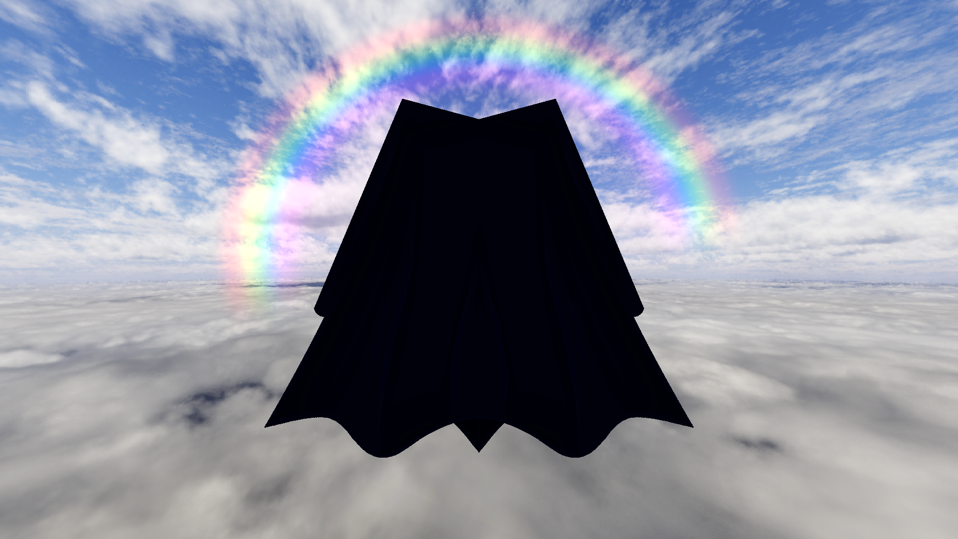 Elytra in Cape shape Midnight Blue