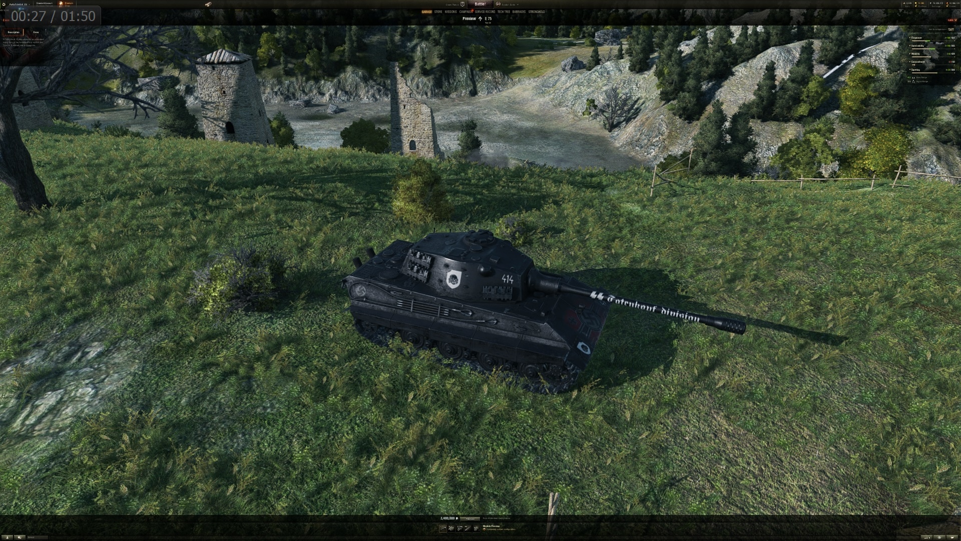 E 75 "SS-Totenkopf-Division" v1.01