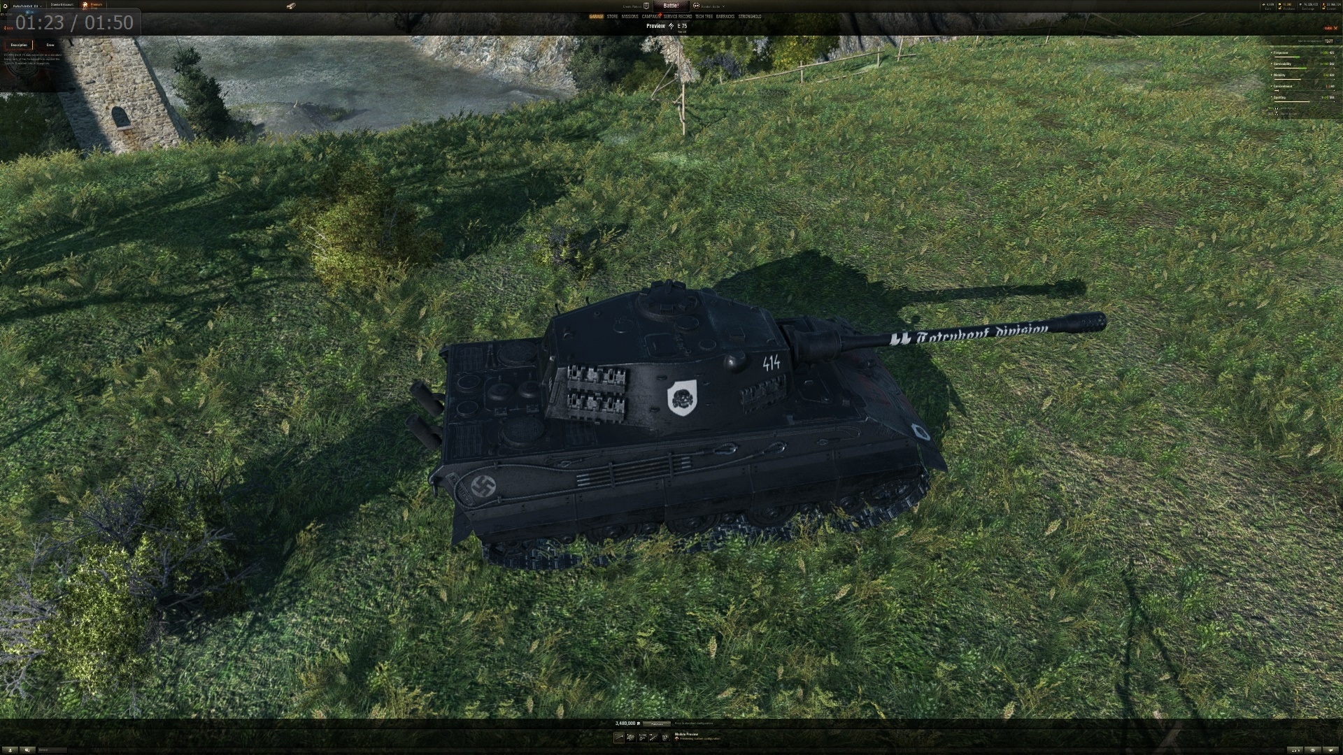 E 75 "SS-Totenkopf-Division" v1.01