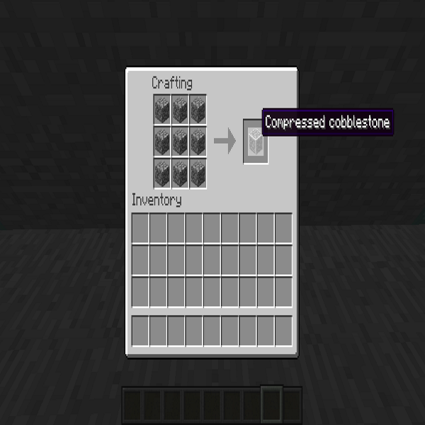 compressed Cobblestone Craft