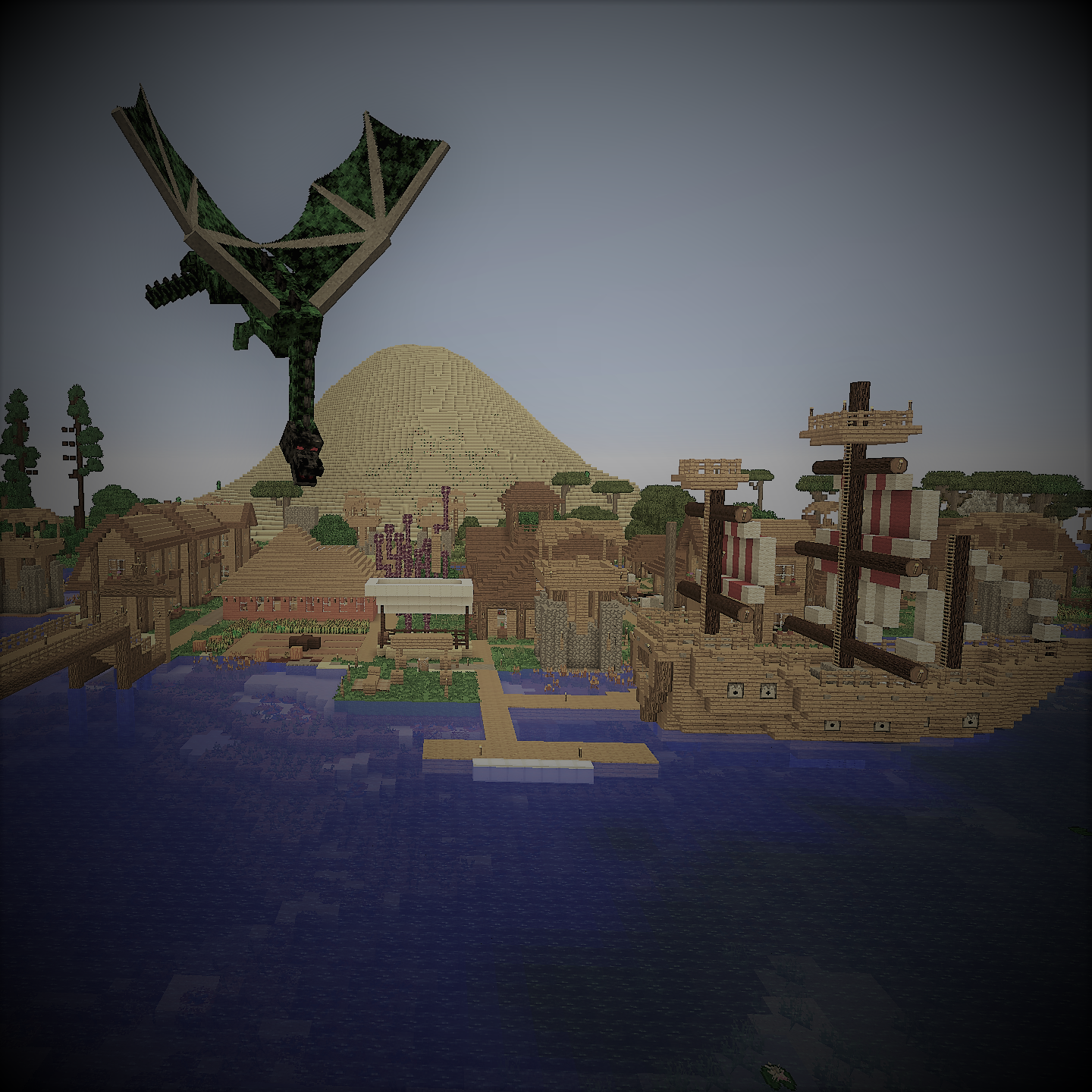 Dragon attacks run for your lives!