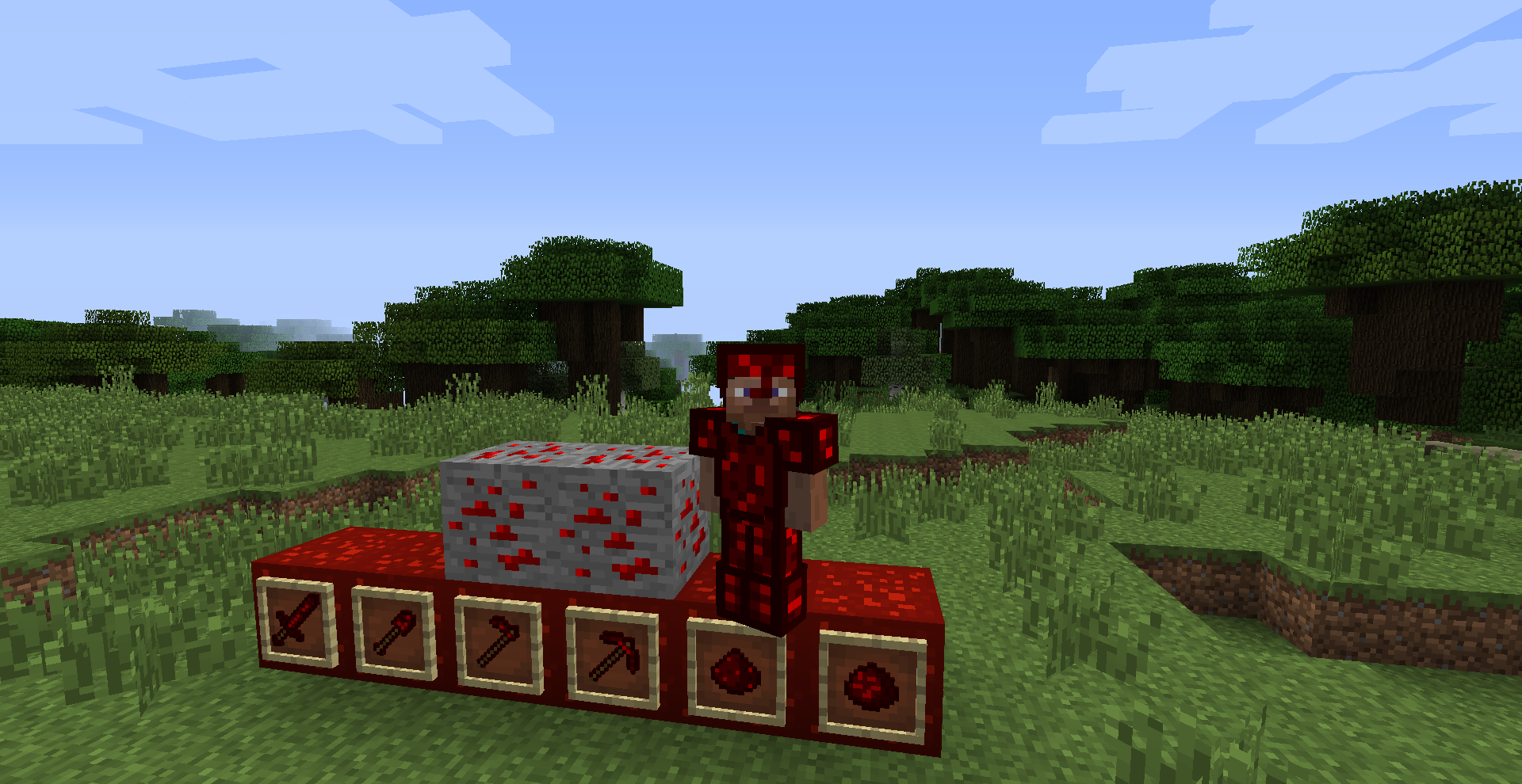 Hardened redstone armor