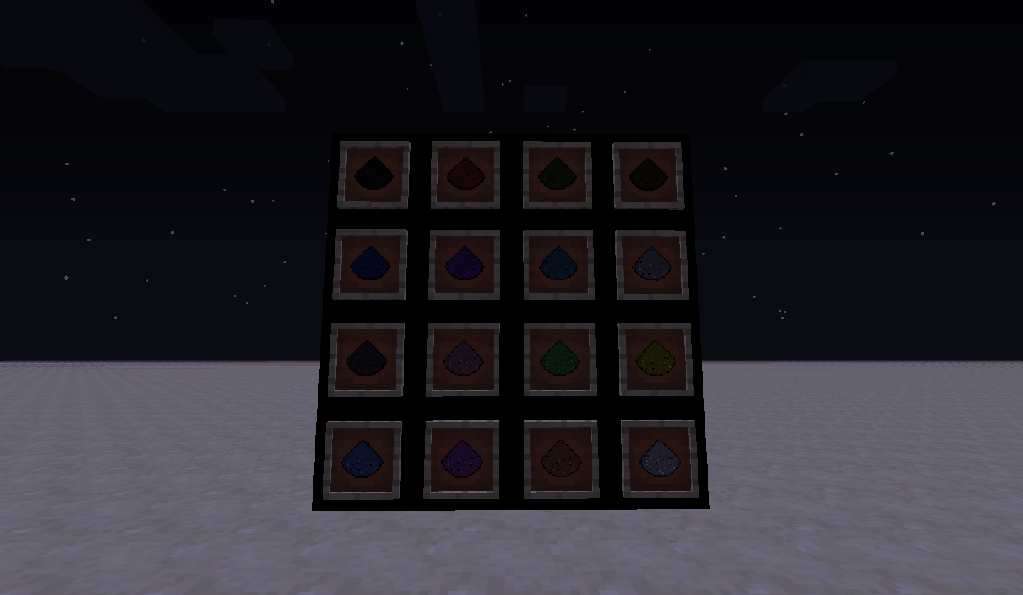 Colored Powder Items
