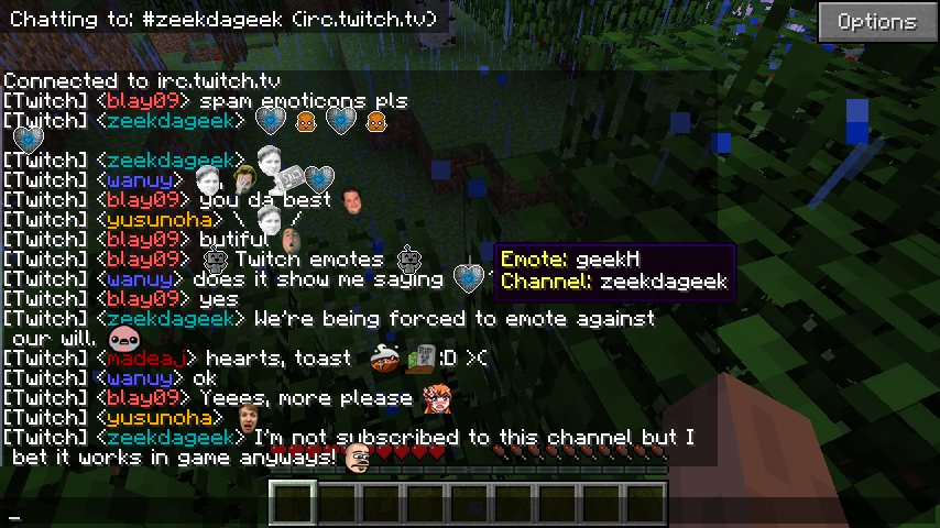 Chat Emotes Formerly Eiramoticons Minecraft Mods Curseforge