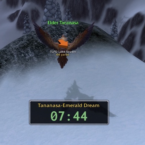 Screenshot showing timer window
