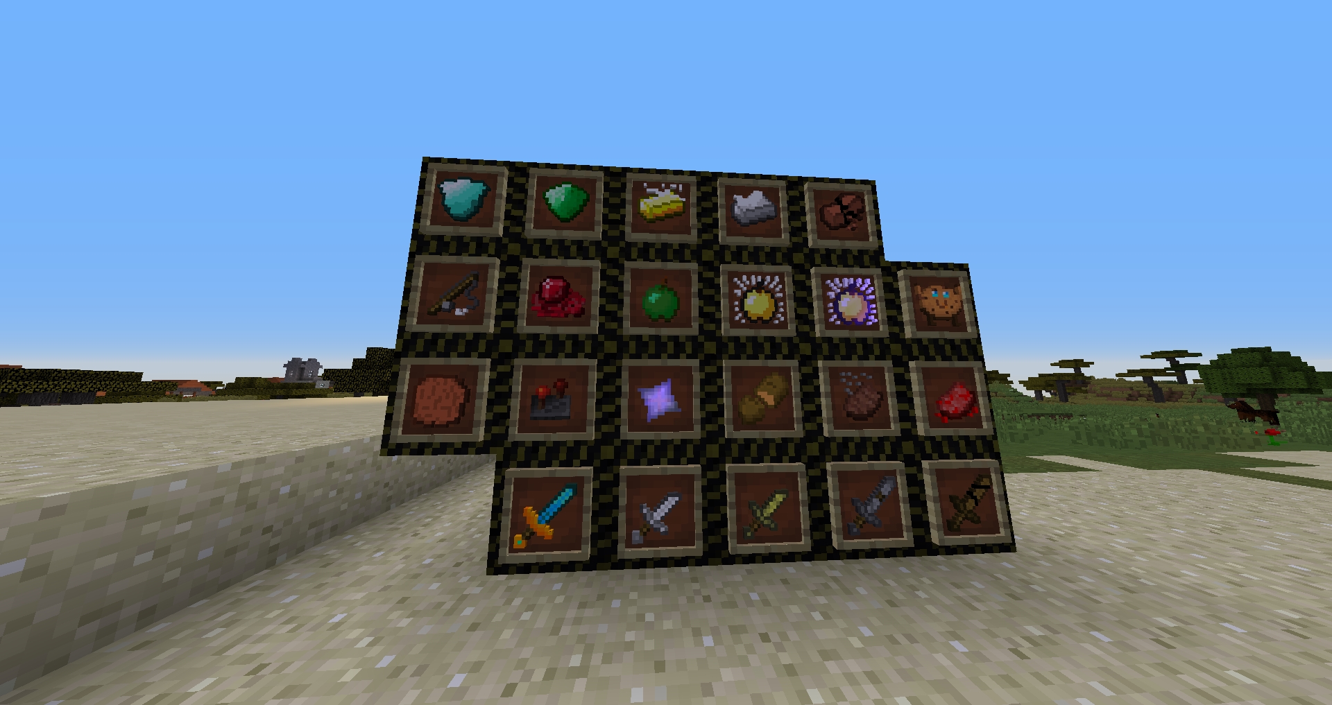 Items In 0.1 version