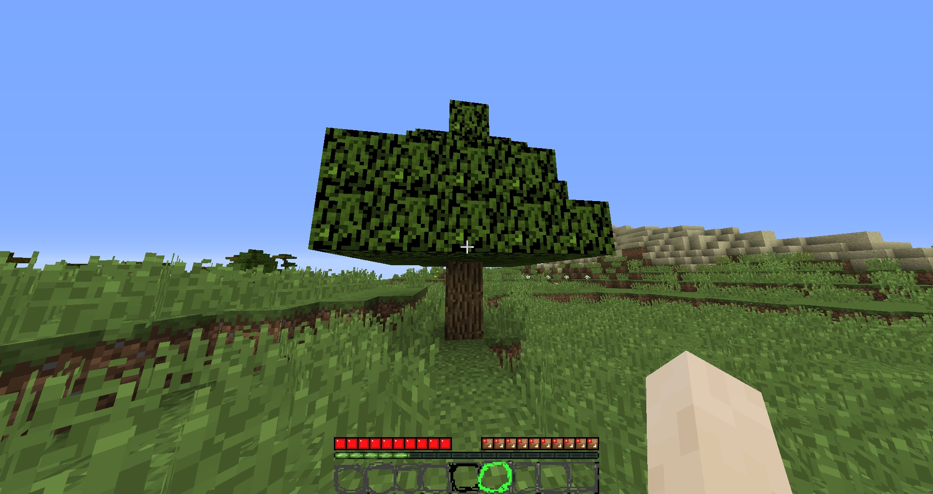 Oak Tree + Survival Gui in 0.2_01