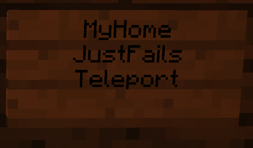 MyHome Teleportsign