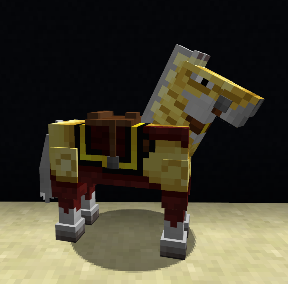 Golden Horse Armour