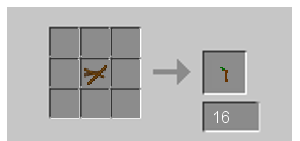 1.Gathering broken sticks. Kindling drops from grass. 1 kindling can be crafted into it's pieces. Take one of these sticks to use in the Crude Blade (starter knife) recipe