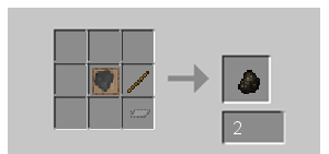 This recipe includes the Flatstone which is obtained from crafting a digging stick with a Dirt block