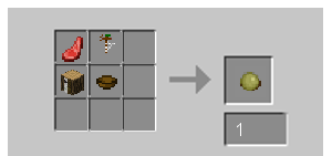 Recipe should work for all vanilla meats. A variant of this recipe works on bone.
Meat + Firestarting kit
Log + Bowl