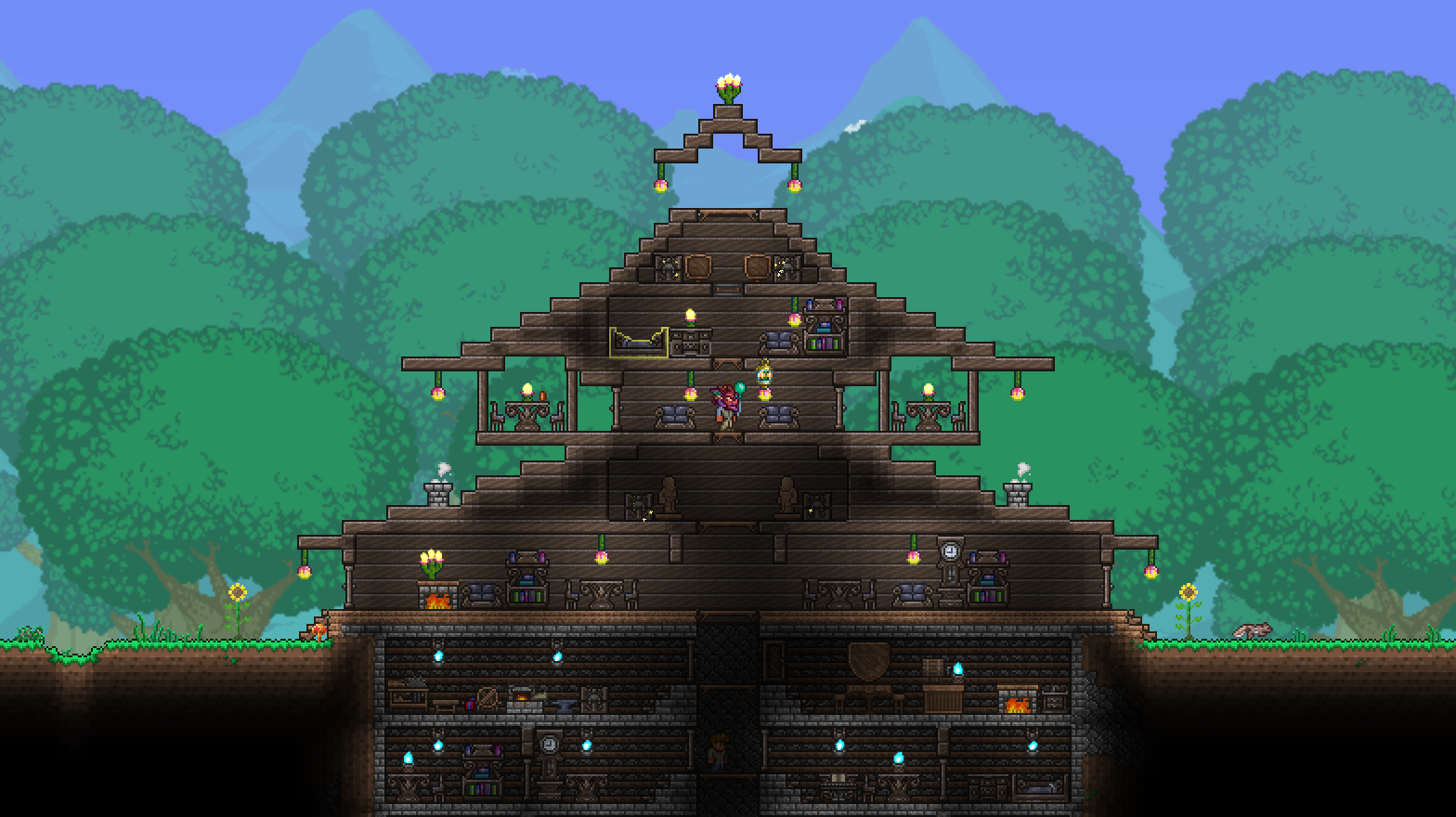 terraria house map download