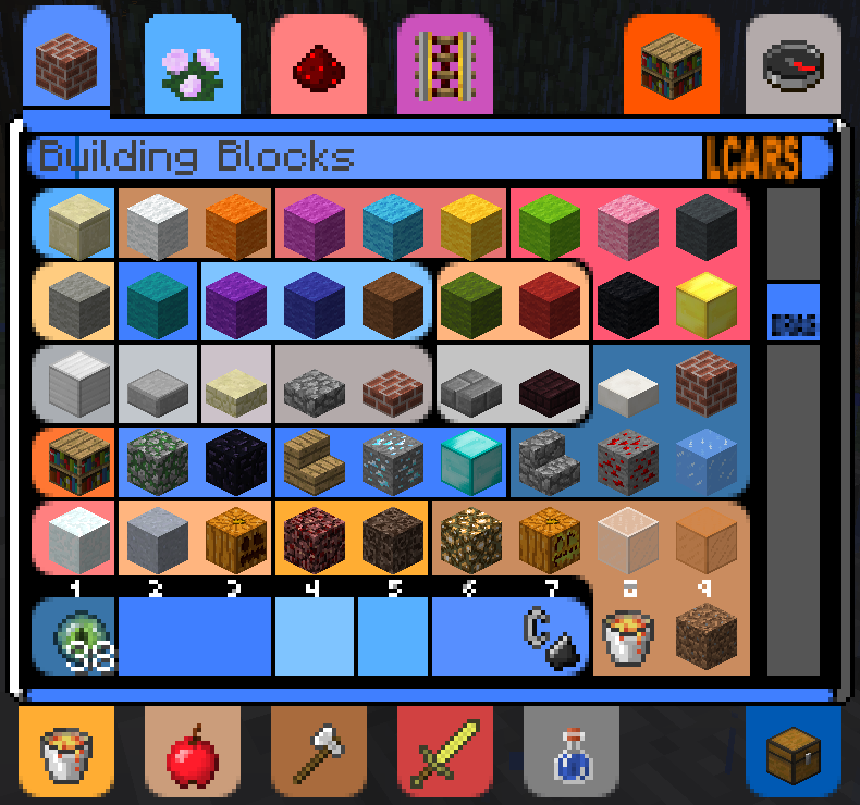 LCARS Creative Inventory GUI