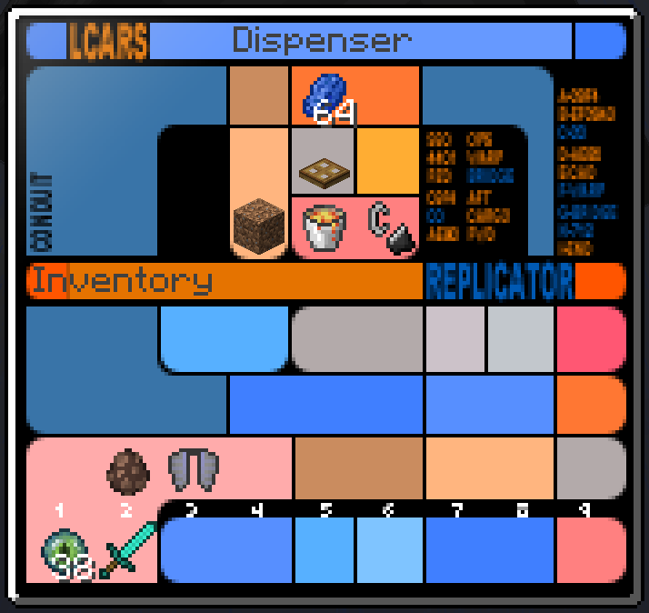 LCARS Dispenser GUI