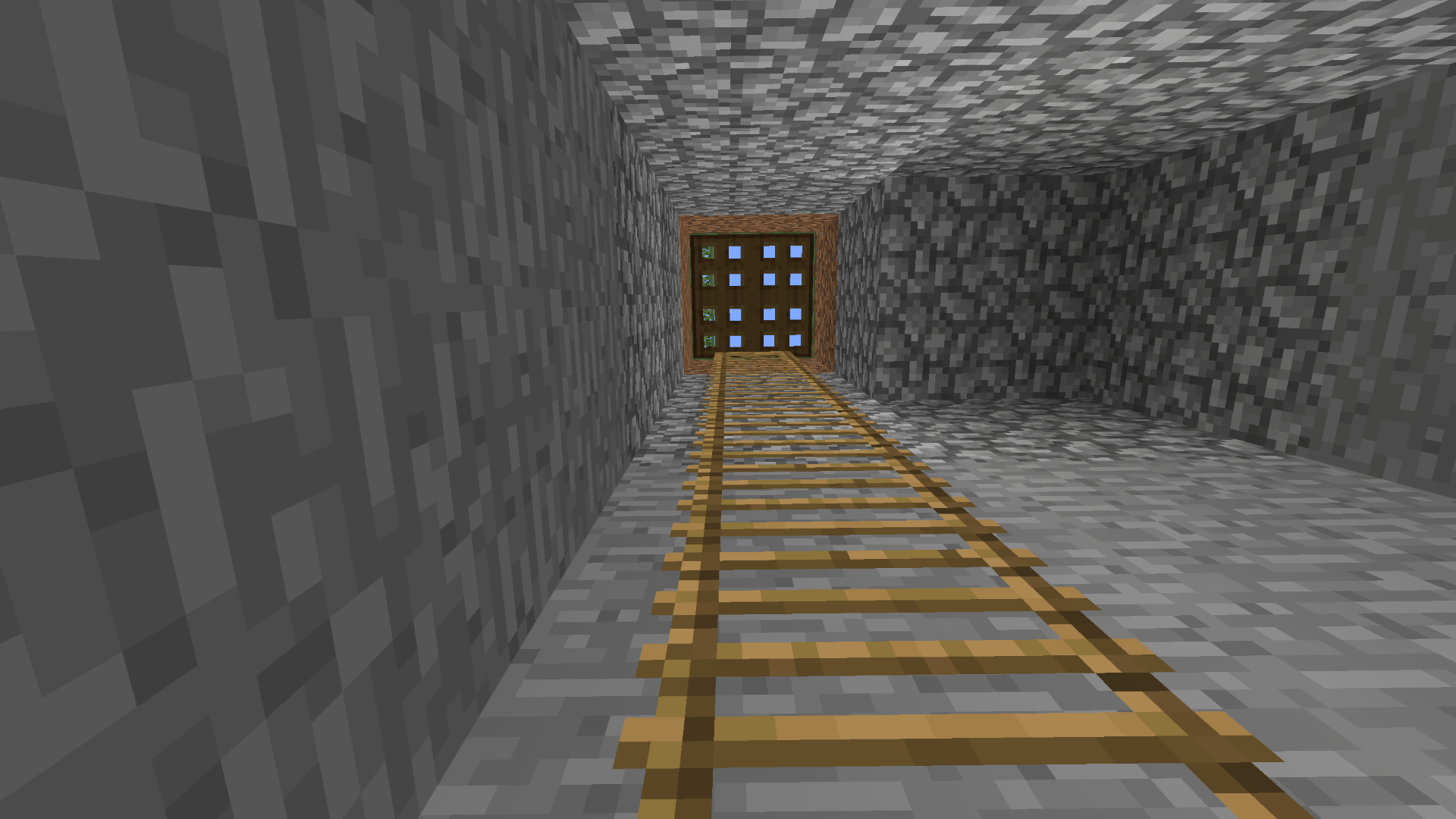 Ladder, Trapdoor, Stone, and Cobblestone