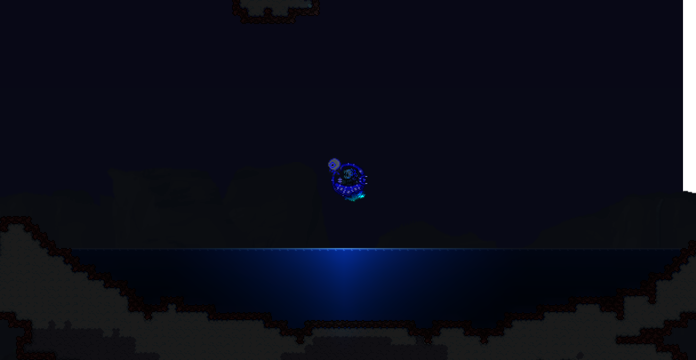 Floating crimson cloud